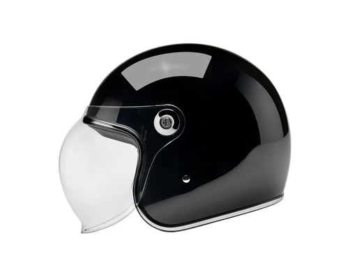 Tahoe Open Face Helmet - Gloss Black with ECE R22.06 Compliance