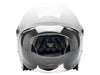 Tahoe Open Face Helmet - Gloss White with ECE R22.06 Compliance