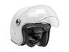 Tahoe Open Face Helmet - Gloss White with ECE R22.06 Compliance