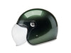 Tahoe Open Face Helmet - Metallic Sierra Green with ECE R22.06 Compliance