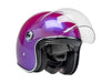 Tahoe Open Face Helmet - Metallic Grape with ECE R22.06 Compliance