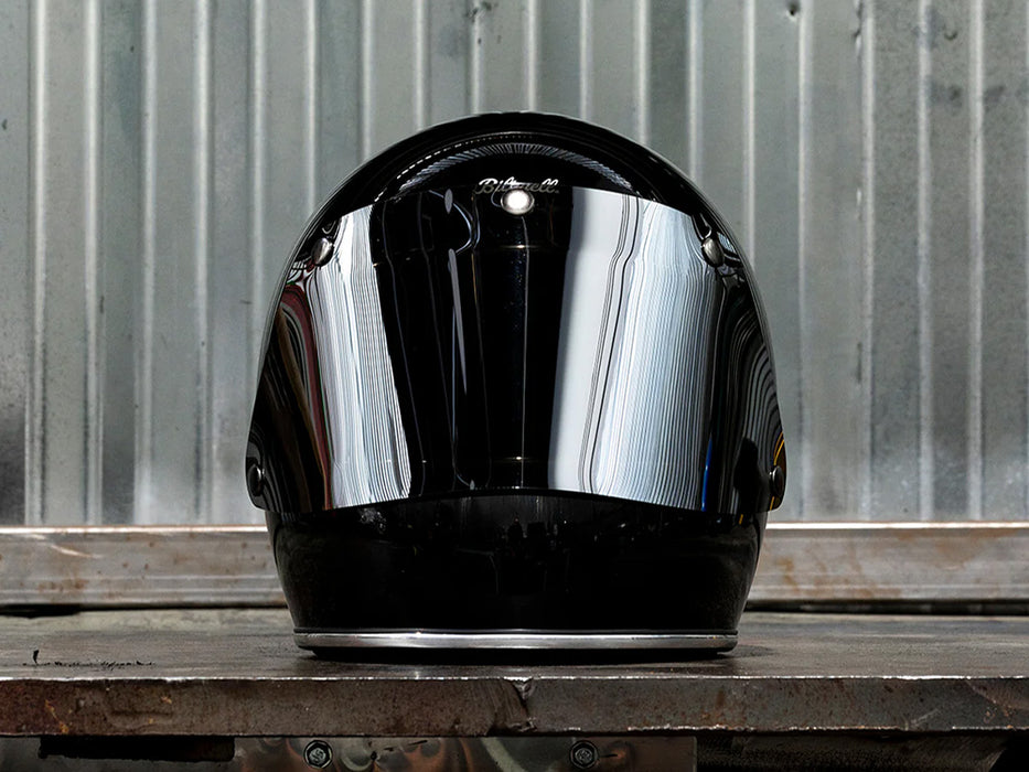 Gringo Blast Shield Visor - Chrome Mirror. Fits R22.06 Gringo Helmets