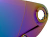 Lane Splitter Shield Visor - Rainbow Mirror. Fits All Lane Splitter Helmets