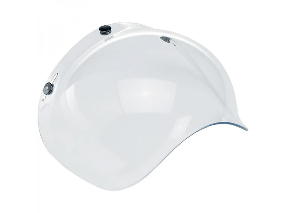 Bubble Shield Visor - Clear. Fits Gringo Helmets & Most Helmets With 3 Studs Along The Top