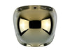 Bubble Shield Visor - Gold Mirror. Fits Gringo Helmets & Most Helmets With 3 Studs Along The Top