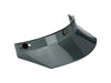 Moto Visor - Smoke Translucent. Fits Gringo Helmets & Most Helmets With 3 Studs Along The Top