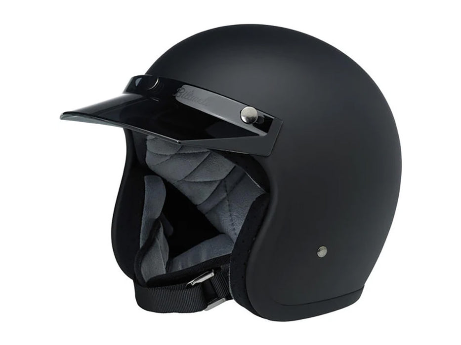 Moto Visor - Smoke Translucent. Fits Gringo Helmets & Most Helmets With 3 Studs Along The Top