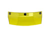 Moto Visor - Yellow Translucent. Fits Gringo Helmets & Most Helmets With 3 Studs Along The Top
