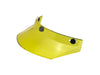 Moto Visor - Yellow Translucent. Fits Gringo Helmets & Most Helmets With 3 Studs Along The Top