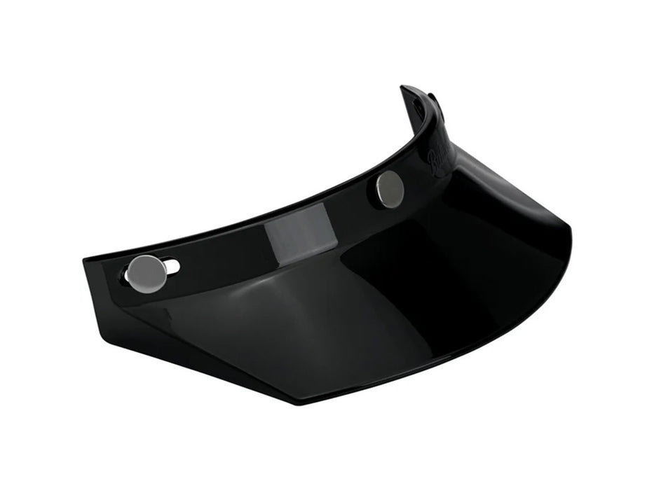 Moto Visor - Black. Fits Gringo Helmets & Most Helmets With 3 Studs Along The Top