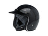 Moto Visor - Black. Fits Gringo Helmets & Most Helmets With 3 Studs Along The Top