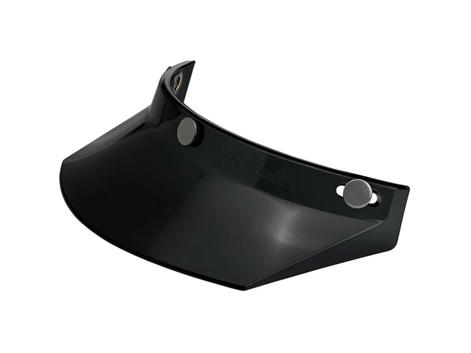 Moto Visor - Black. Fits Gringo Helmets & Most Helmets With 3 Studs Along The Top