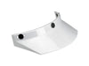 Moto Visor - White. Fits Gringo Helmets & Most Helmets With 3 Studs Along The Top