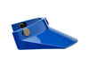 Moto Visor - Blue. Fits Gringo Helmets & Most Helmets With 3 Studs Along The Top