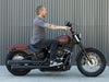 7.5in. x 1in. Chumps Ape Hanger Handlebar - Black