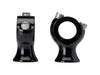 1.75in. Straight Slimline Risers - Black. Fits 1in. Handlebar