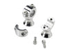 1.75in. Straight Slimline Risers - Polished. Fits 1in. Handlebar