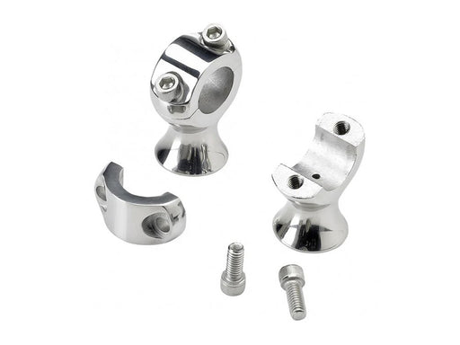 1.75in. Straight Slimline Risers - Polished. Fits 1in. Handlebar