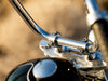 1.75in. Straight Slimline Risers - Polished. Fits 1in. Handlebar