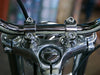 1.75in. Straight Slimline Risers - Polished. Fits 1in. Handlebar