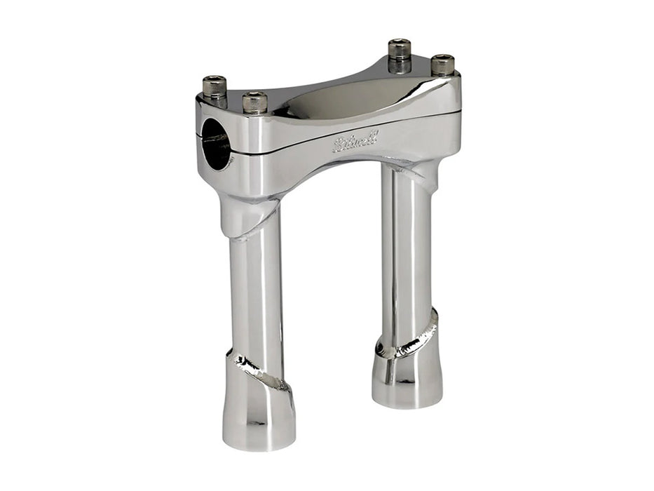 6in. Straight Murdock Risers - Chrome. Fits 1in. Handlebar