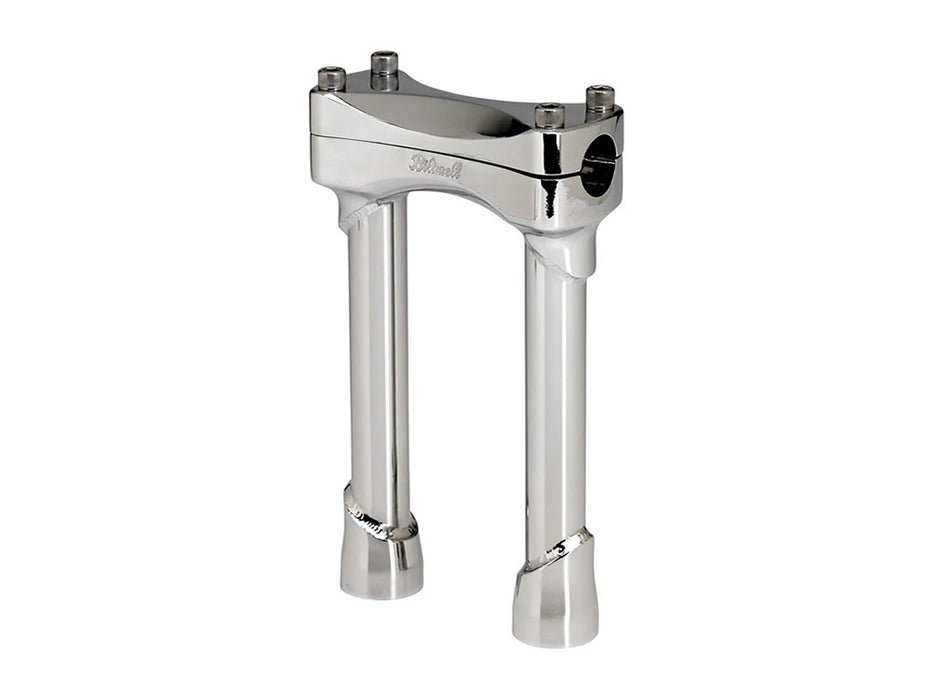 8in. Straight Murdock Risers - Chrome. Fits 1in. Handlebar