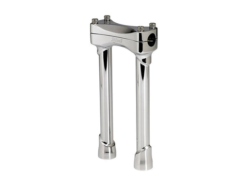 10in. Straight Murdock Risers - Chrome. Fits 1in. Handlebar