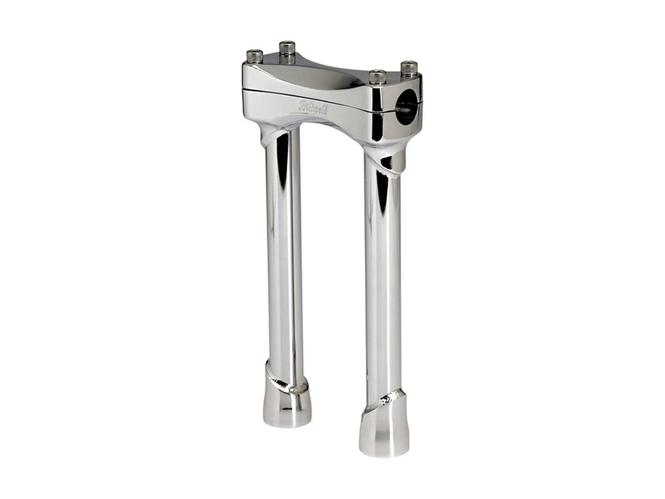 10in. Straight Murdock Risers - Chrome. Fits 1in. Handlebar