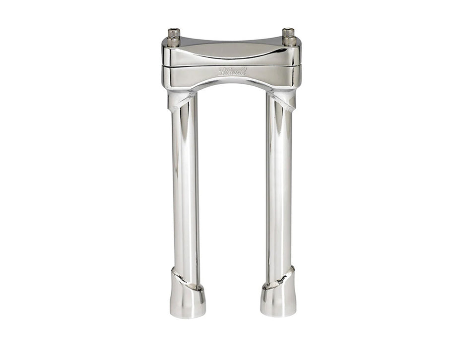 10in. Straight Murdock Risers - Chrome. Fits 1in. Handlebar
