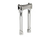 10in. Straight Murdock Risers - Chrome. Fits 1in. Handlebar