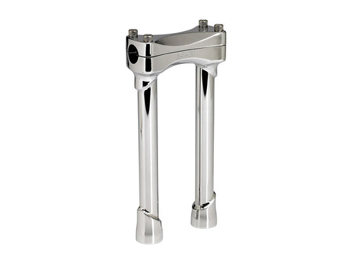 10in. Straight Murdock Risers - Chrome. Fits 1in. Handlebar