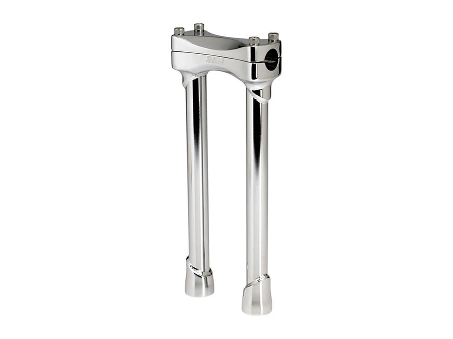 12in. Straight Murdock Risers - Chrome. Fits 1in. Handlebar