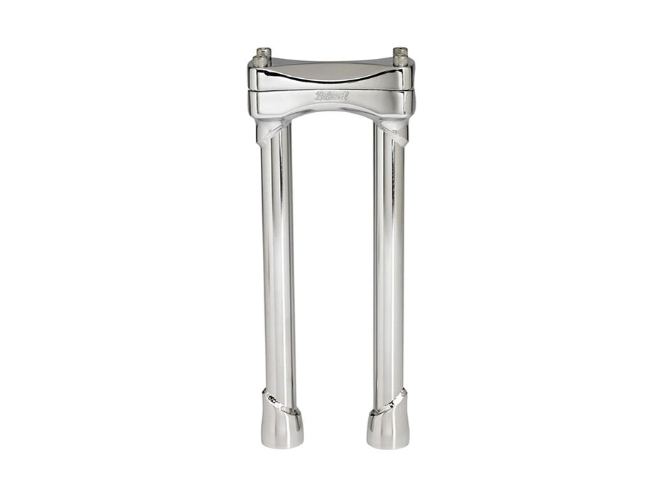 12in. Straight Murdock Risers - Chrome. Fits 1in. Handlebar