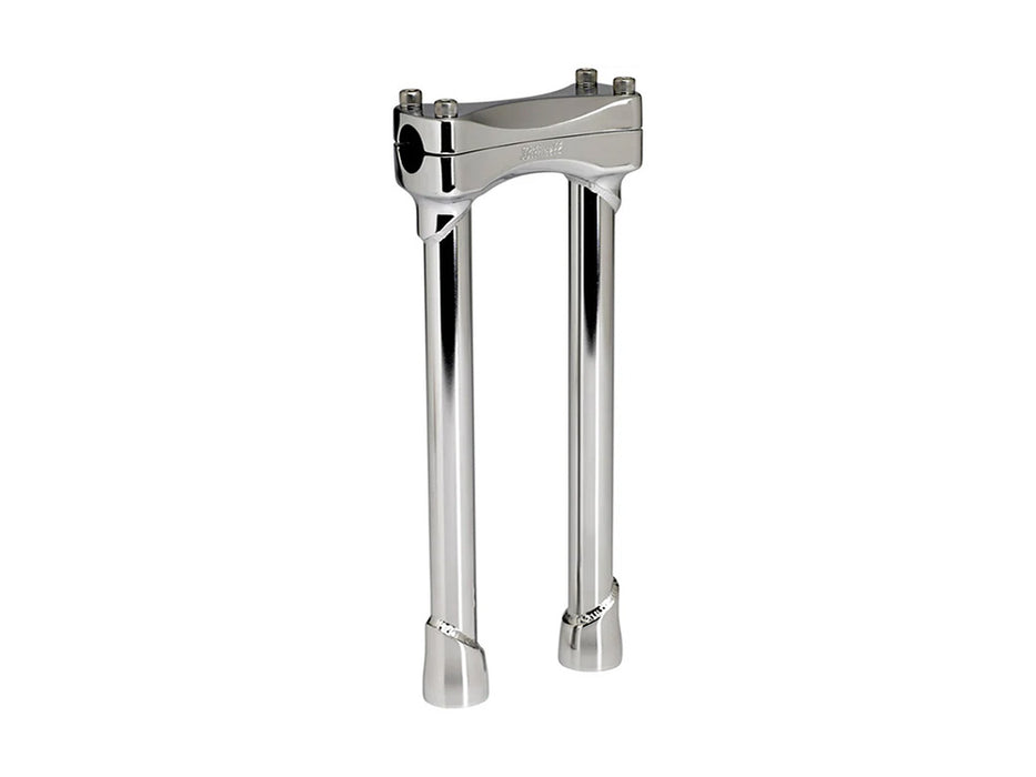 12in. Straight Murdock Risers - Chrome. Fits 1in. Handlebar