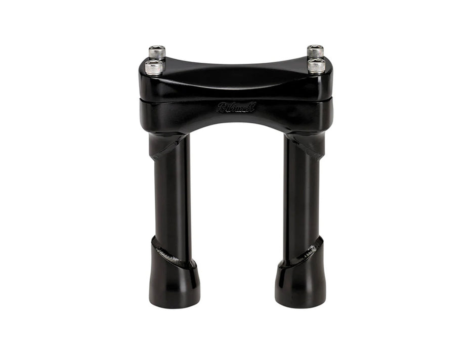 6in. Straight Murdock Risers - Black. Fits 1in. Handlebar