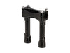 6in. Straight Murdock Risers - Black. Fits 1in. Handlebar
