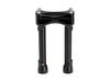 8in. Straight Murdock Risers - Black. Fits 1in. Handlebar