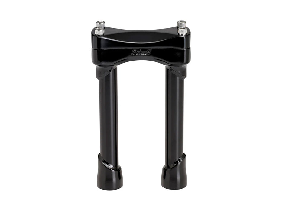 8in. Straight Murdock Risers - Black. Fits 1in. Handlebar