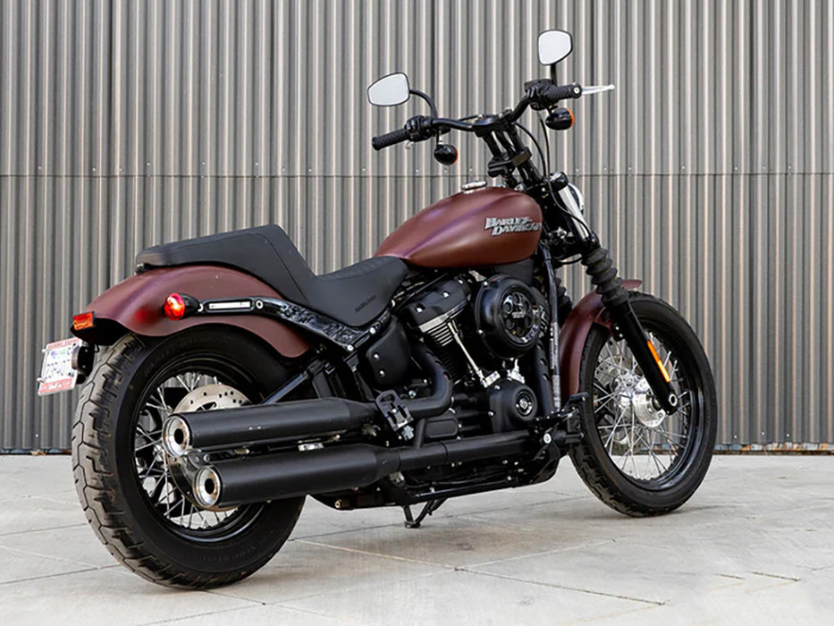 8in. Straight Murdock Risers - Black. Fits 1in. Handlebar