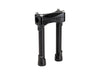 8in. Straight Murdock Risers - Black. Fits 1in. Handlebar