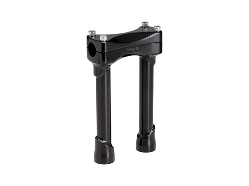 8in. Straight Murdock Risers - Black. Fits 1in. Handlebar