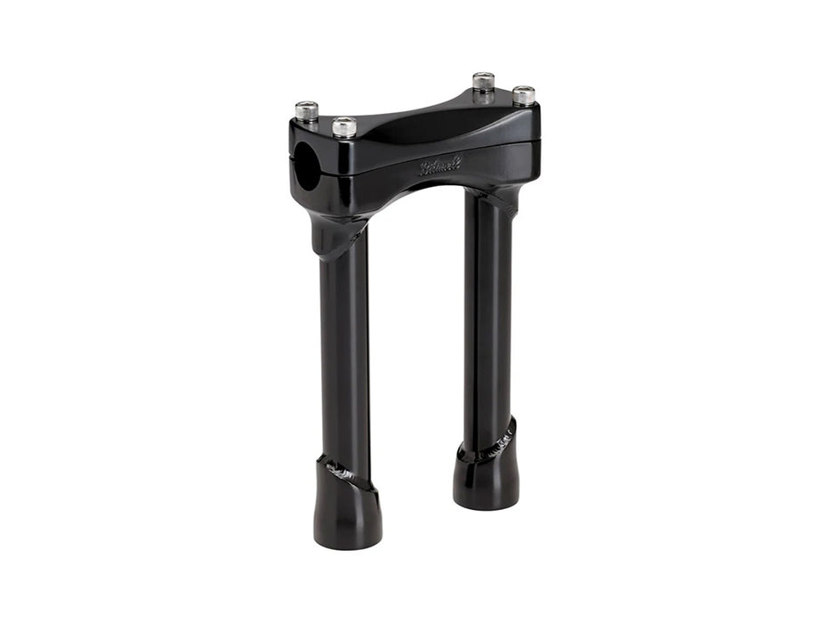 8in. Straight Murdock Risers - Black. Fits 1in. Handlebar