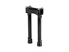 10in. Straight Murdock Risers - Black. Fits 1in. Handlebar