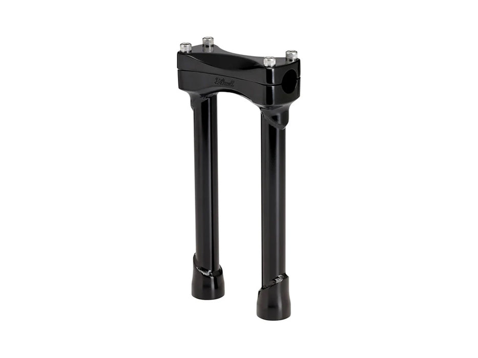 10in. Straight Murdock Risers - Black. Fits 1in. Handlebar