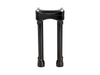 10in. Straight Murdock Risers - Black. Fits 1in. Handlebar