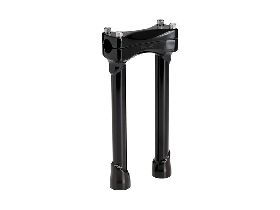 10in. Straight Murdock Risers - Black. Fits 1in. Handlebar