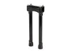 12in. Straight Murdock Risers - Black. Fits 1in. Handlebar