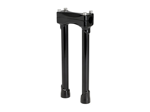 12in. Straight Murdock Risers - Black. Fits 1in. Handlebar