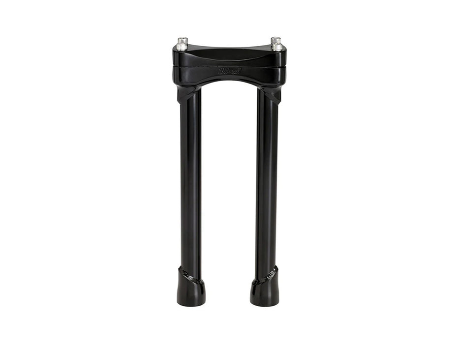 12in. Straight Murdock Risers - Black. Fits 1in. Handlebar