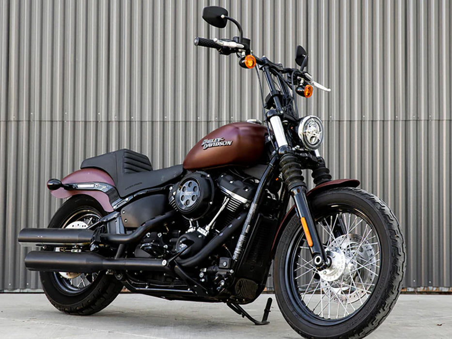 12in. Straight Murdock Risers - Black. Fits 1in. Handlebar